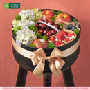 hộp quà trái cây cherry, dâu, táo envy tặng bạn gái
