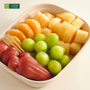 Trái Cây Cắt Sẵn Dưa, Mận, Quýt và Nho phần 2-3 người