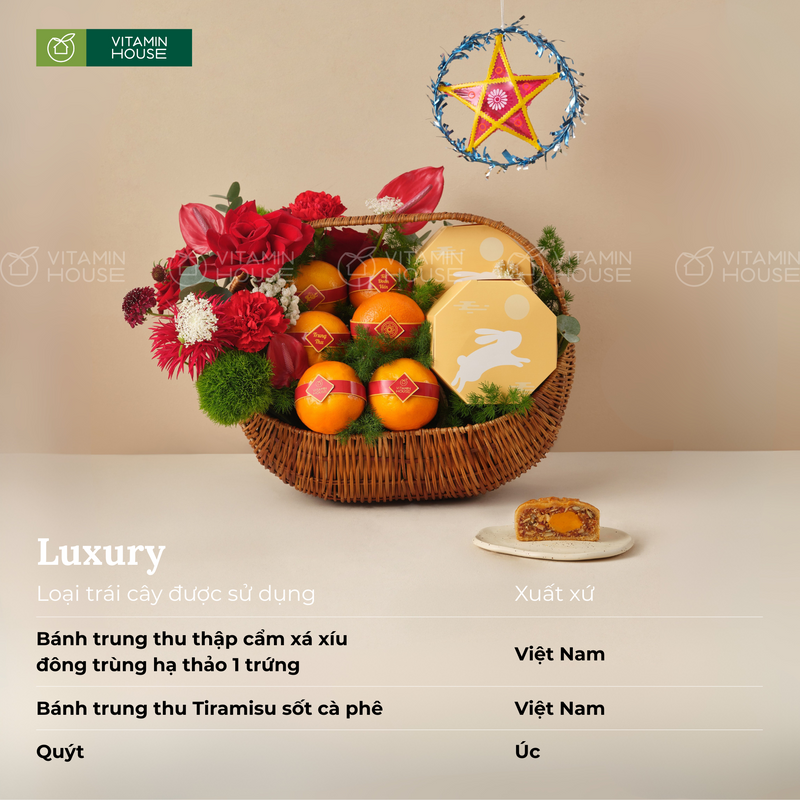 Giỏ Quà Bánh Trung Thu Trái Cây Tinh Tế Fusion Moon 5