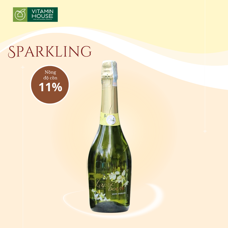 Rượu Vang Sparkling Tây Ban Nha Lamboom Rose 750ml 11% Hương Vị Tinh Tế
