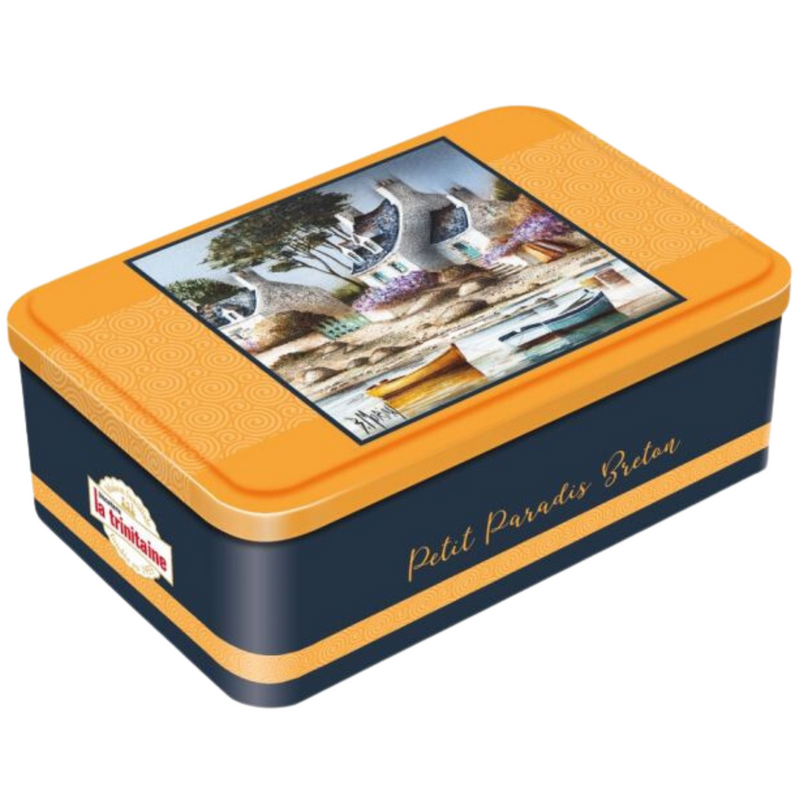 Bánh Quy Latriniaine Pháp Hộp 395g (Vàng/Xanh Lá/Xanh Dương)