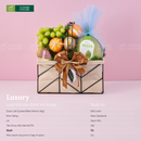 Giỏ Quà Trái Cây Celebration Fruit 14 - Dưa Lưới, Kiwi, Quýt Tặng Đối Tác, Khách Hàng Nữ