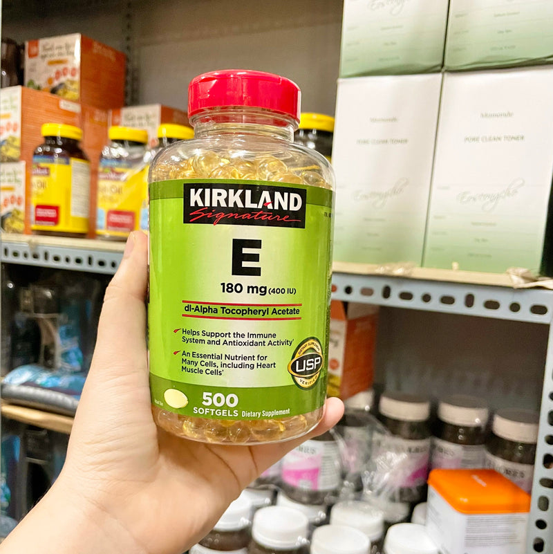 Viên Uống Vitamin E400 Kirkland Mỹ 500v