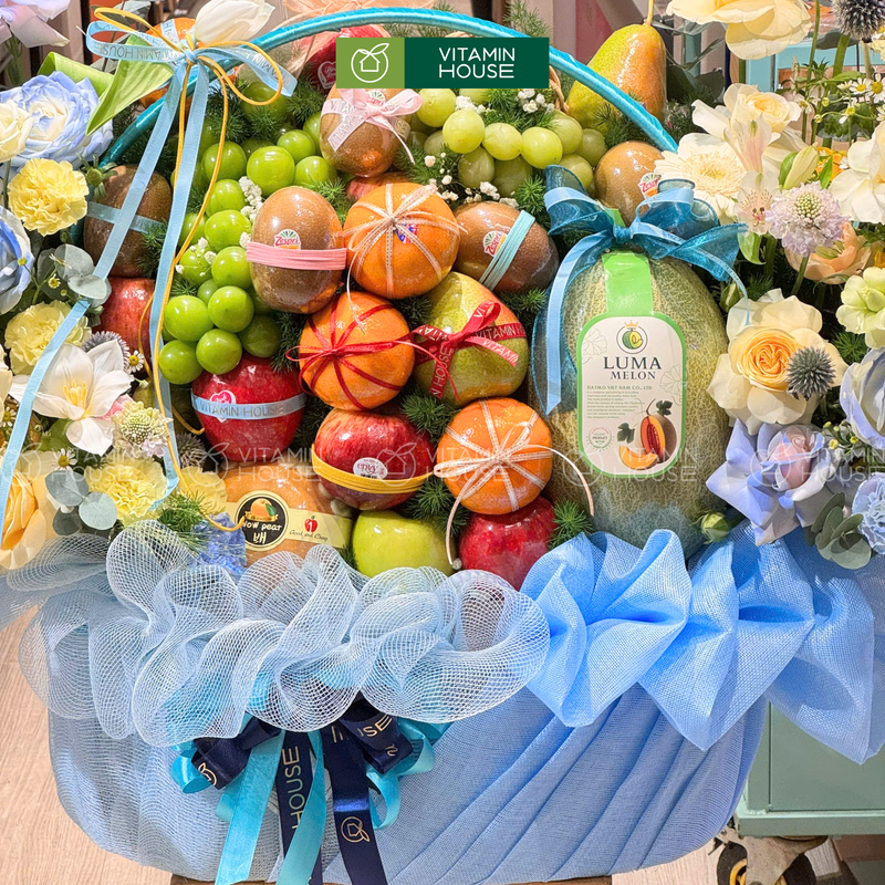 Giỏ Trái Cây Hoa Tươi Món Quà Đẳng Cấp - Nâng Tầm Giá Trị Sự Kiện