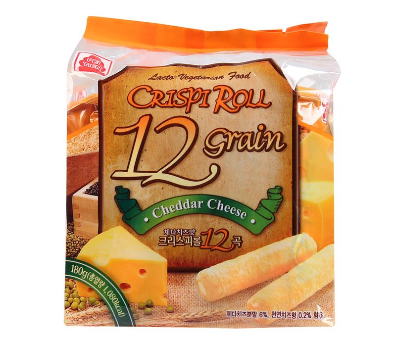 Gói Bánh Xốp Cuộn Giòn 12 Loại Ngũ Cốc Pie Tien 180g Đài Loan( Đủ Vị)