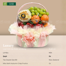 Giỏ Quà Trái Cây Lê, Quýt, Táo, Nho Gửi Trọn Yêu Thương Và Lời Cảm Ơn Đến Người Phụ Nữ Tuyệt Vời