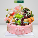 Giỏ Quà Trái Cây Nho, Cherry Nhập Khẩu Tặng Sinh Nhật Vợ Yêu