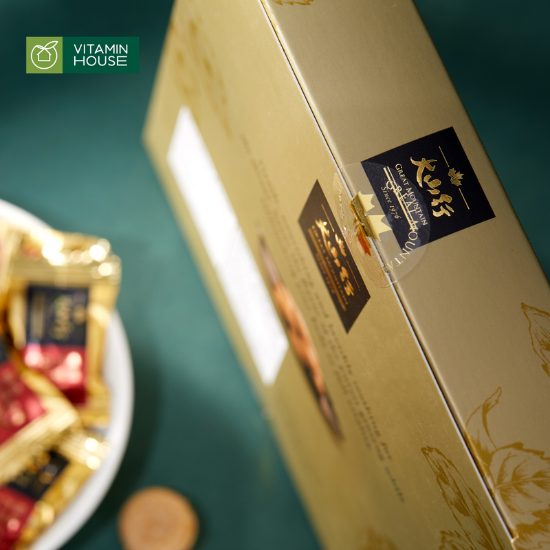 Kẹo nhân sâm cứng Great Moutain hộp 227g