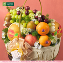 góc chụp cận cảnh - Giỏ Quà Trái Cây Táo Envy, Nho Xanh, Lê Hàn Thăm Bệnh Ý Nghĩa