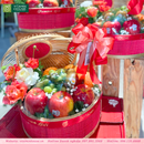 Giỏ Trái Cây Cam Nhập Khẩu & Hoa Tươi Nhân Dịp 8 Tháng 3