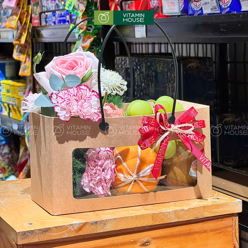 Giỏ Trái Cây Nhỏ Xinh Gửi Tặng Đồng Nghiệp Chia Sẻ Niềm Vui