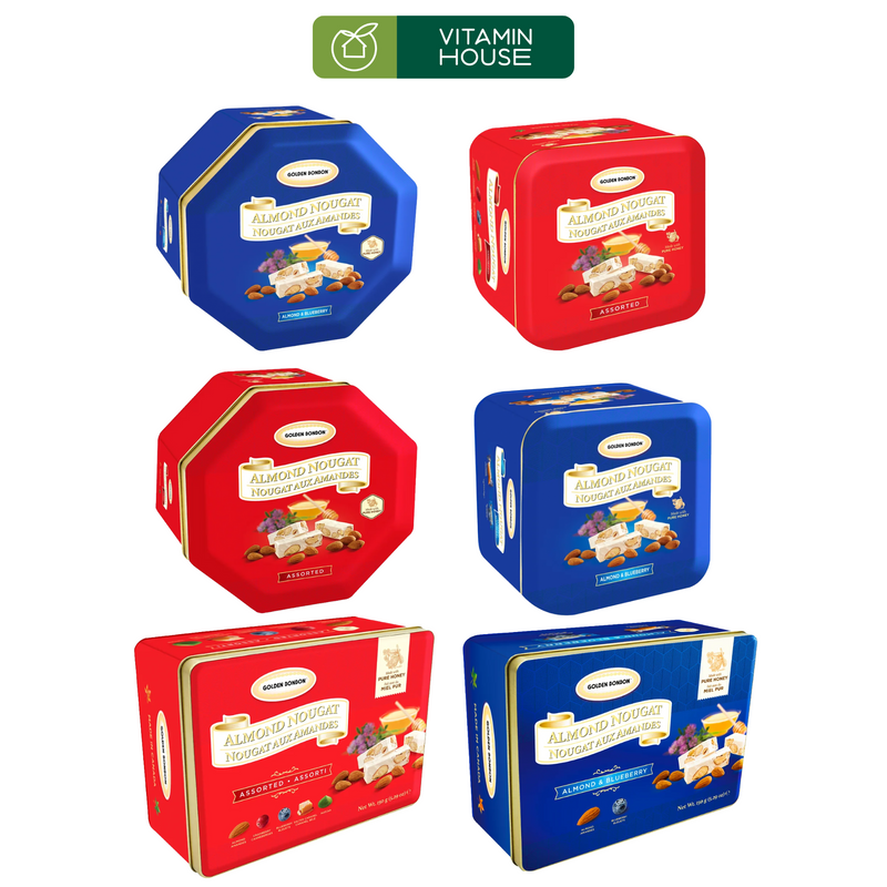 Kẹo Nougat Golden Bonbon Assorted