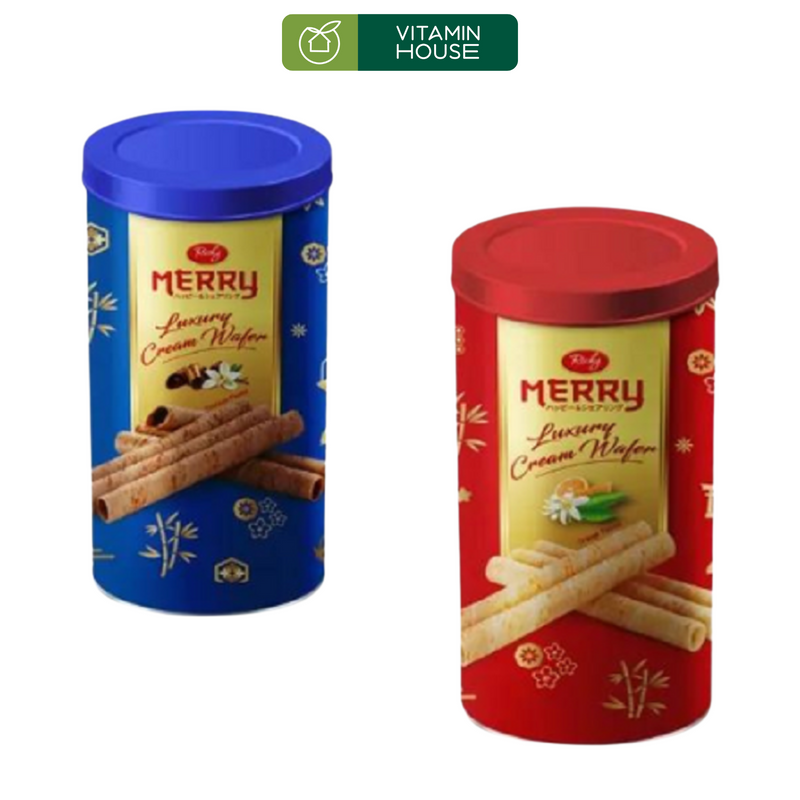 Bánh Quế Merry Vị Vani Hộp Thiếc 200g