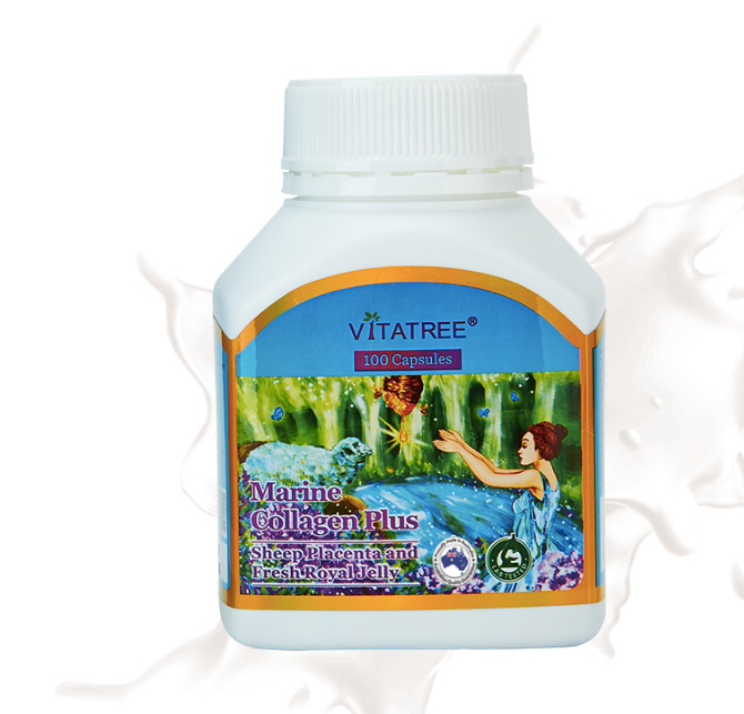 Viên Uống Marine Collagen Plus Vitatree Úc Hộp 100 Viên