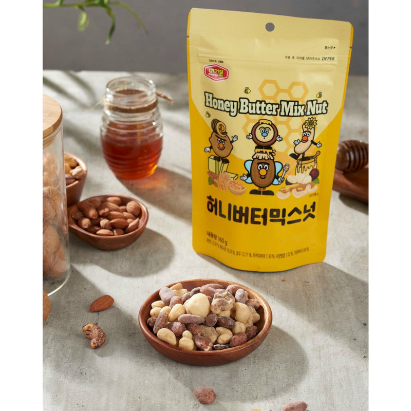 Hạt Tổng Hợp Tẩm Bơ Mật Ong Mix Nut HQ Gói 160g