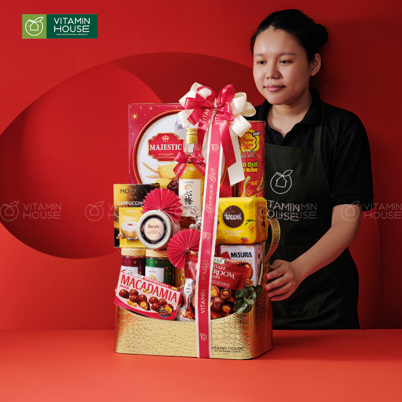 Giỏ Quà Tết XUÂN HOÀNG KIM 01