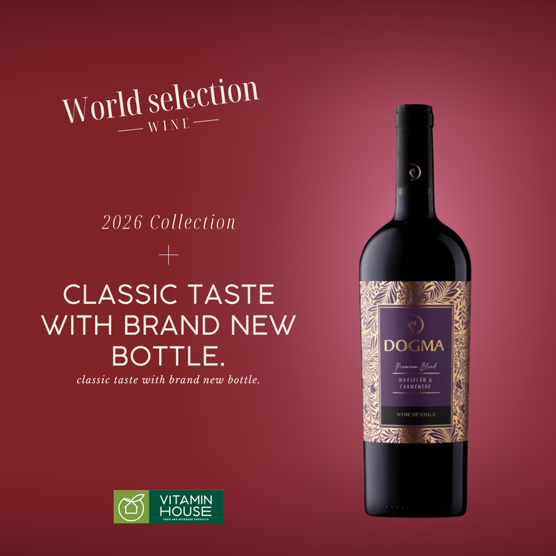 Rượu vang đỏ Dogma Premium Blend Marselan & Carmenere (14%/Vol)