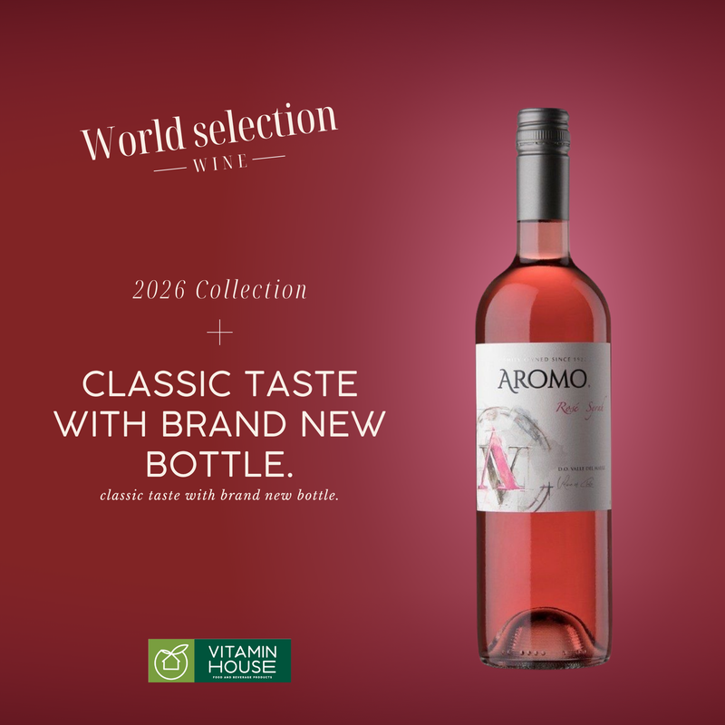 Rượu vang hồng Aromo - Rosé Syrah 13,5%/Vol