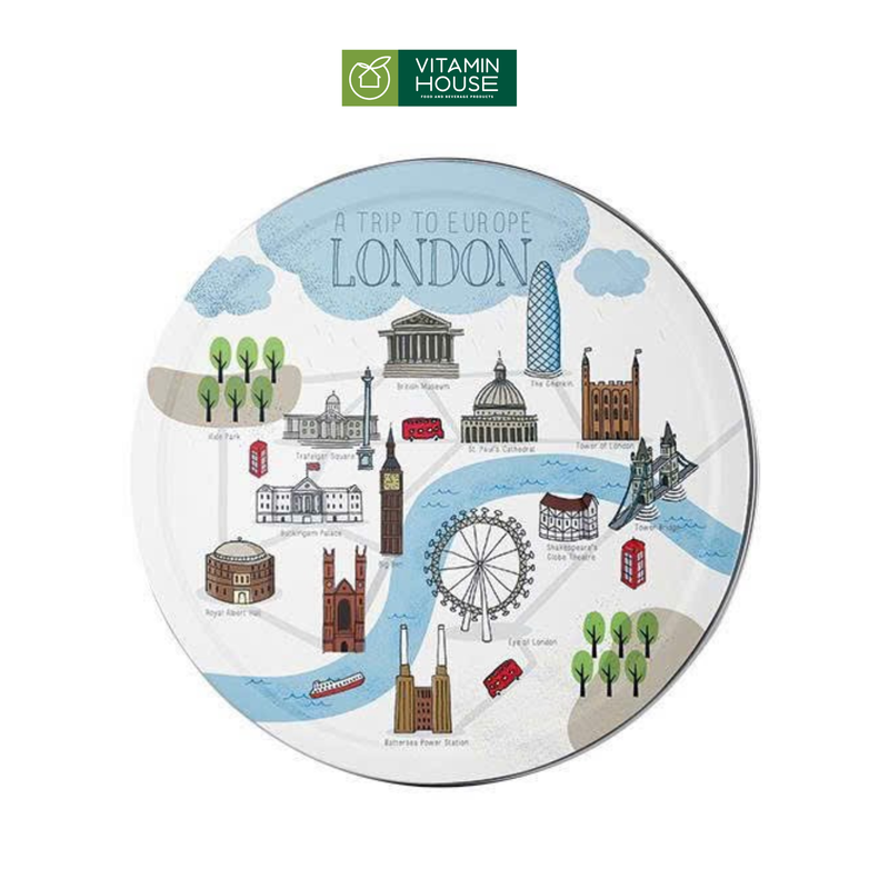 Bánh quy bơ Trip to Europe/Paintings/Nature Danesita hộp 454g