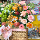 Giỏ Trái Cây Chà Là, Nho Sữa Hoa Tươi - Món Quà Độc Đáo Tặng Sự Kiện Quan Trọng