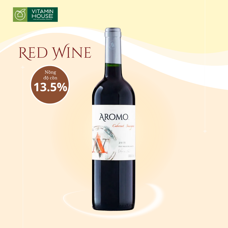 Rượu Vang Đỏ Aromo Cabernet Sauvignon Chai 750ml