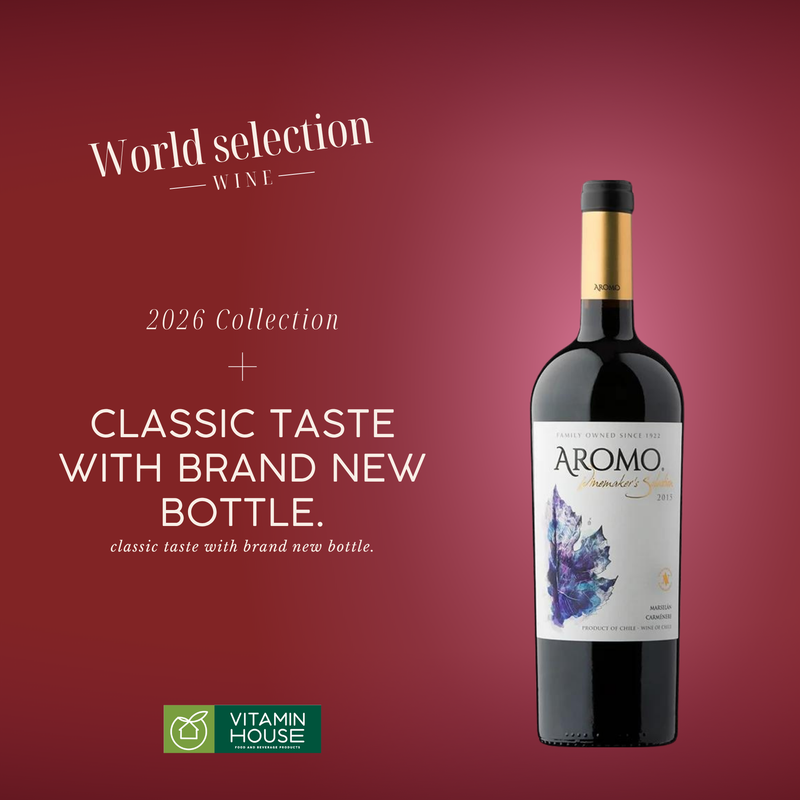 Rượu Vang Đỏ Chile Aromo Winemakers Selection 750ml 14% Hương Vị Tinh Tế Hoàn Hảo