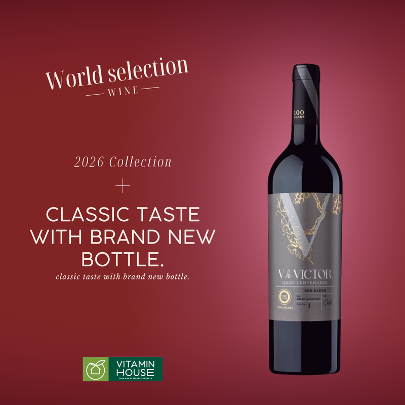 Rượu Vang Đỏ Chile VdeVictor Gran Centenario Blend 750ml 14.5% Hương Vị Tinh Tế