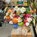 Giỏ Trái Cây Cam, Kiwi, Táo Hoa Tươi Chúc Sinh Nhật - Tươi Mới Tràn Đầy Năng Lượng