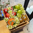 hình review thực tế Hộp Quà Trái Cây Cam, Táo Nhập Khẩu Dịp 8/3