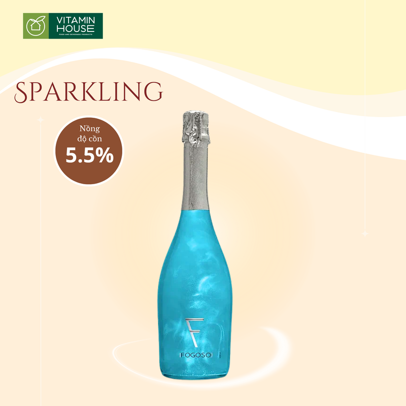 Rượu Vang Nổ TBN Fogoso 750ml 5.5%- Các Vị