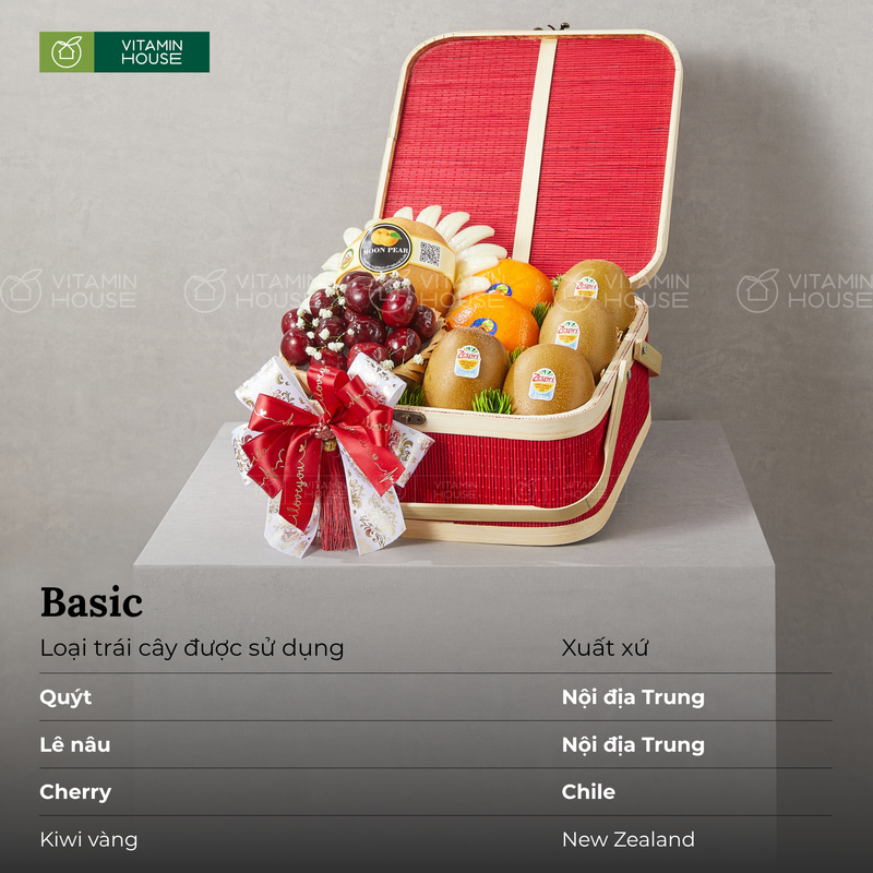 Hộp Quà Trái Cây Kiwi Nhập Khẩu Tặng Cô Giáo