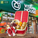 hộp trái cây đỏ kiwi vàng, lên hàn, quýt úc, cherry của Vitamin House