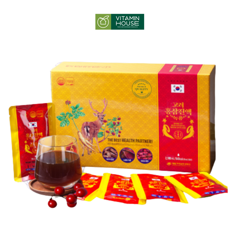 Hồng sâm nhung hươu Daedong HQ gói 70ml*30