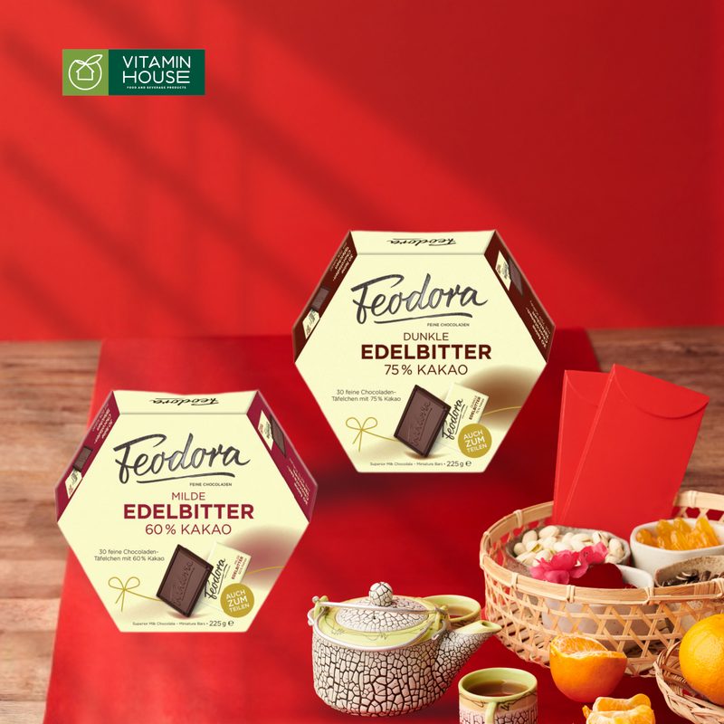 Sô-cô-la Đen Feodora Hộp Giấy 225g