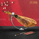 Đùi Sau Heo Muối Iberico Bellota Thuần Chủng 100% 48 Tháng Có Xương Montesano Loại Đặc Biệt