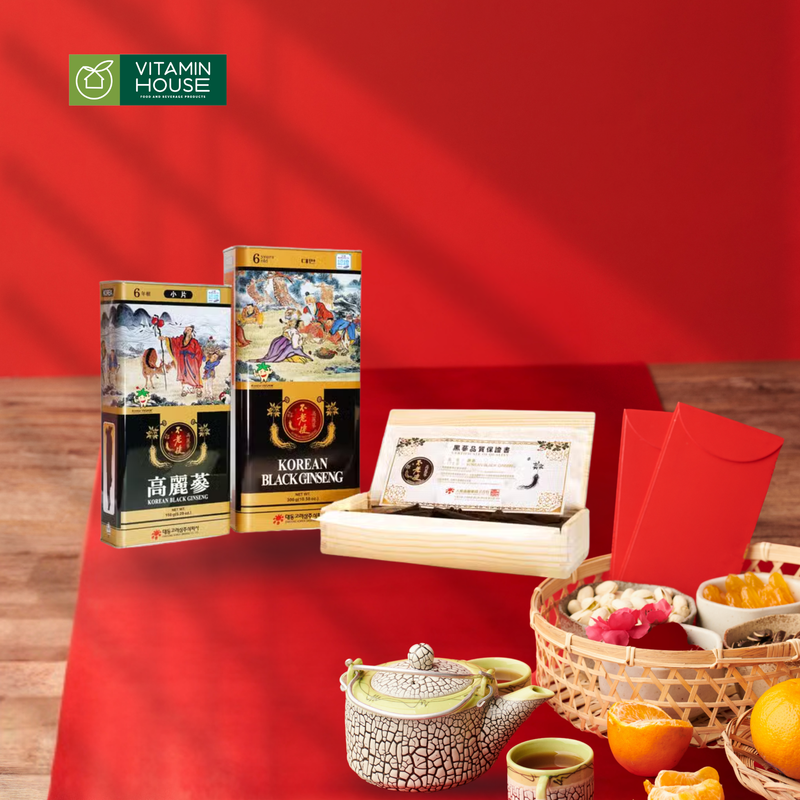 Hắc Sâm củ khô Daedong Hàn Quốc Hộp 150g/300g