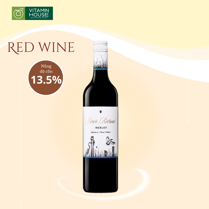 Rượu Vang Đỏ Úc River Retreat 750ml
