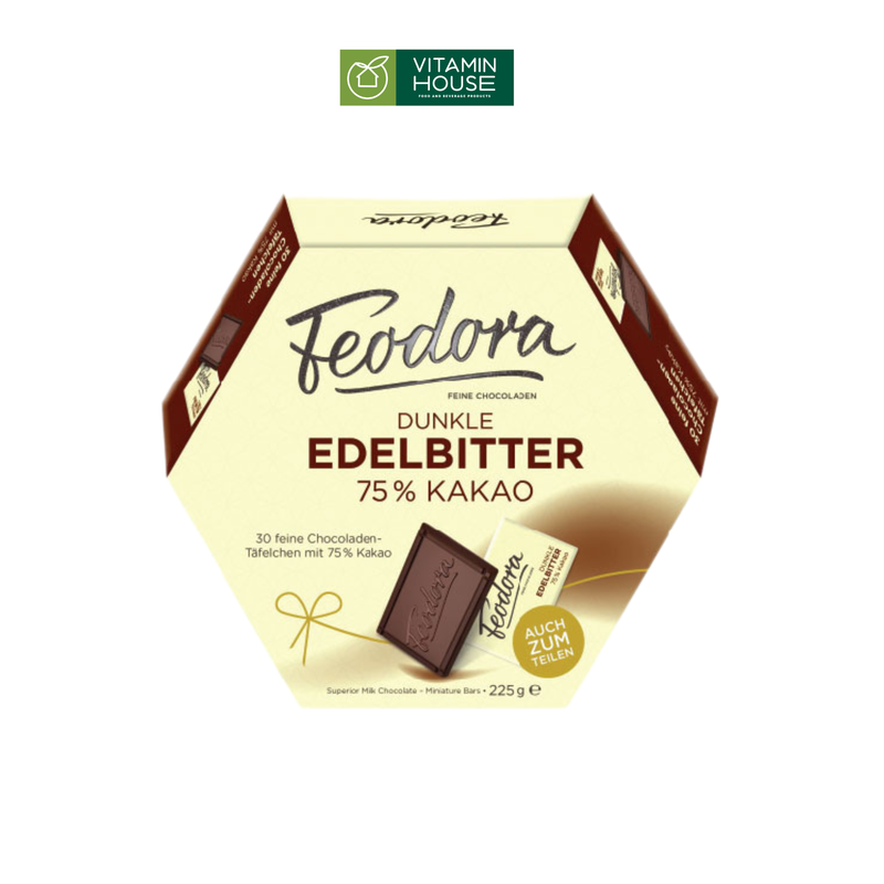 Sô-cô-la Đen Feodora Hộp Giấy 225g