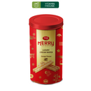 Bánh Quế Merry Vị Vani Hộp Thiếc 200g (Đỏ/Xanh)