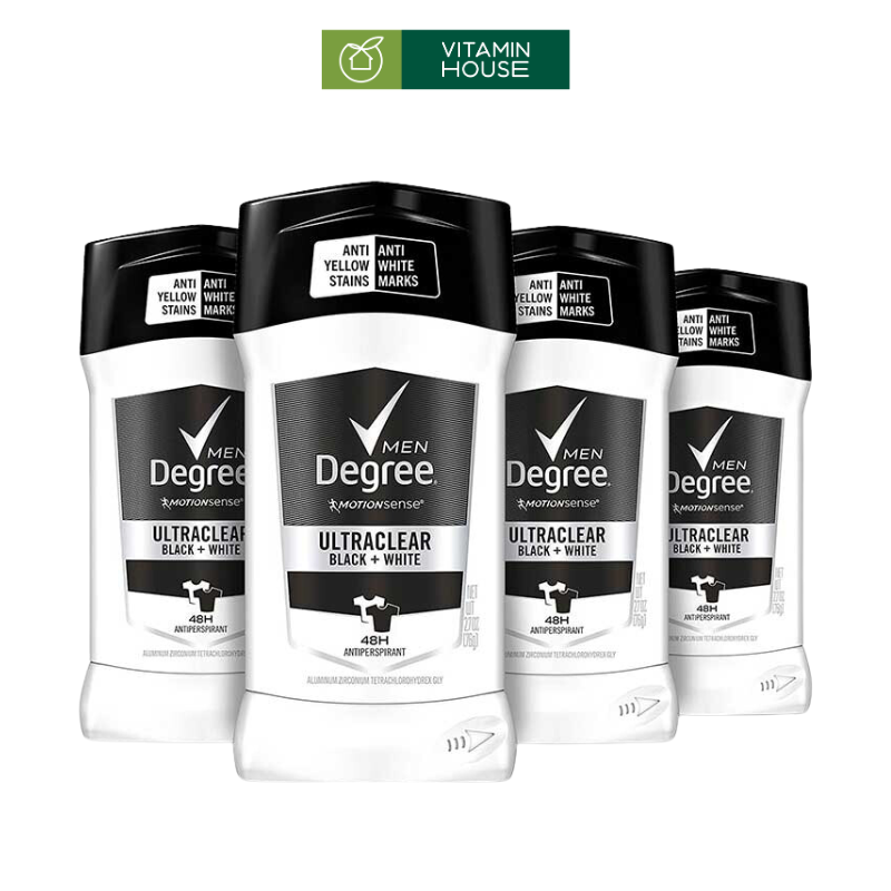 Set Chai Lăn Khử Mùi Degree Ultra Clear 76g*5