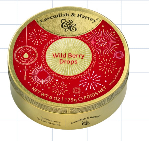 Kẹo Hộp Thiếc C&H Đức Wild Berry Hộp 175g - Tết