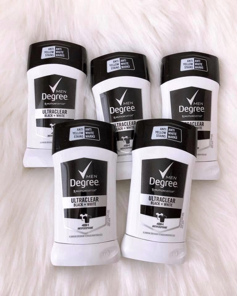 Set Chai Lăn Khử Mùi Degree Ultra Clear 76g*5
