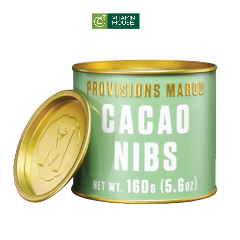 Bột Cacao Nibs Marou Hộp Thiếc 160g