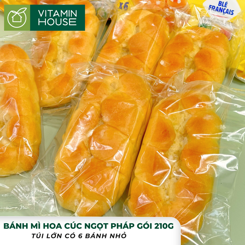 Bánh Mì Hoa Cúc Harrys Pháp Size Mini Gói 210g