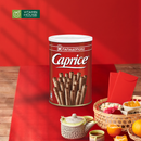 Bánh quế nhân kem cacao và hạt phỉ Caprice hộp 400g/250g