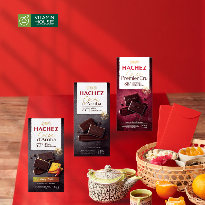 Sô Cô La Đen Hachez 100g 77%/88% Cacao