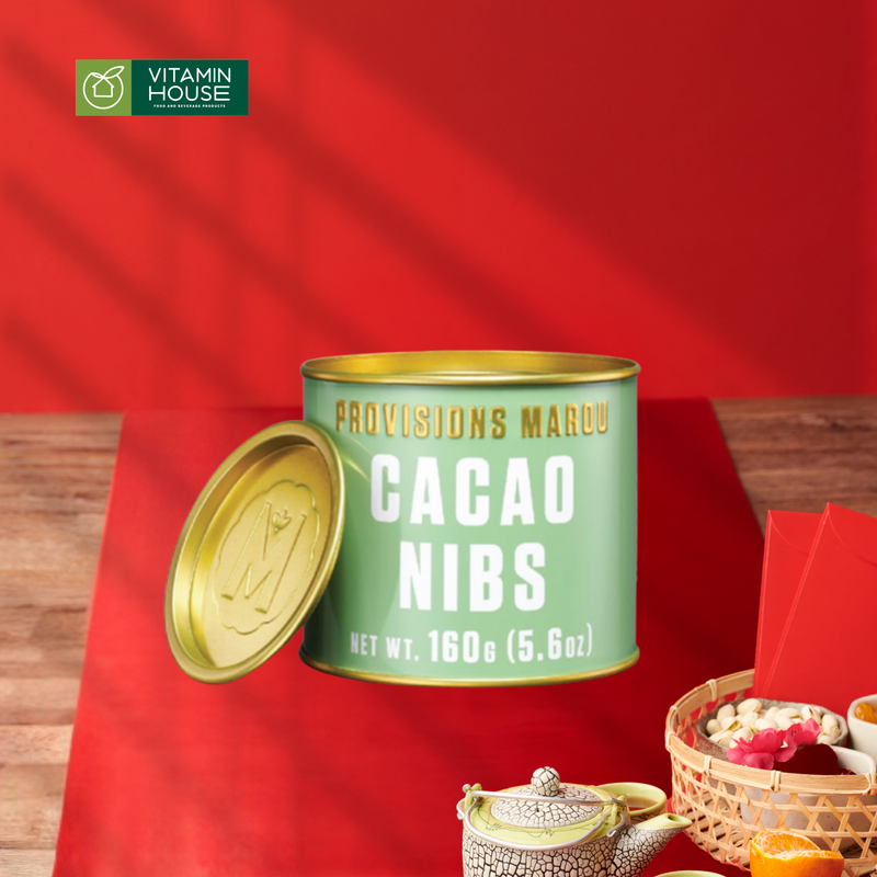 Bột Cacao Nibs Marou Hộp Thiếc 160g