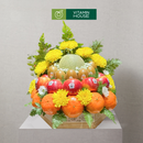 Giỏ Quà Trái Cây Nhập Khẩu và Hoa Tươi Tặng Dâng Chùa