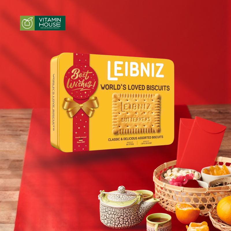 Hộp Bánh Leibniz World’S Love Biscuits 400G