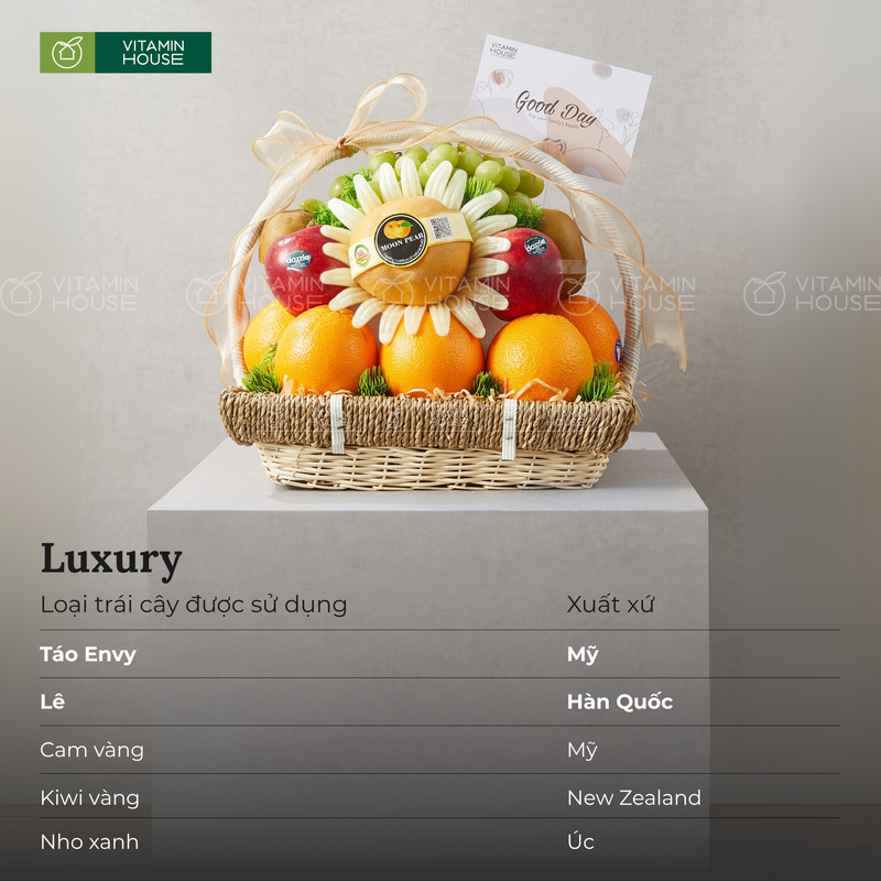 Giỏ Quà Trái Cây Nhập Khẩu & Hoa Tươi Tặng Người Thân Yêu
